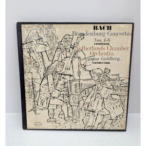 Bach Brandenburg Concertos Nos 1-6 Complete Epic Records SC-6032 LC 3600